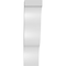 Ekena Millwork 5 1/2-in. W x 10-in. D x 22-in. H Funston Architectural Grade PVC Knee Brace BRCP055X10X22FST - alternate 4